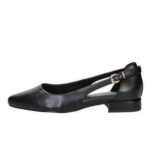 Ballerines pour femme Marco Tozzi, noires, talon plat de 2 cm, taille 37 - Product Image 1