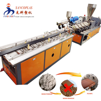 Ligne de MACHINE à EXTRUSION, 1step PE WPC