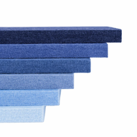 Ecologisch verantwoorde polyester akoestische panelen ASTM E84, effen PET akoestische panelen voor kantoorwanden