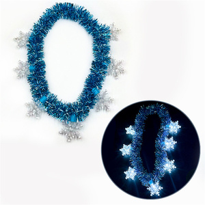 Nouveau collier de lumière de noël éclairer collier de noël <span class=keywords><strong>pull</strong></span> moche de noël pour accessoires de fournitures de fête de vacances - Product Image 4