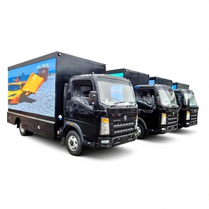 Nouveau camion publicitaire diesel manuel S1NOTRUK HOW0 avec éclairage LED |   Camion de publicité extérieur IP65 étanche Euro5 7000 Nits de luminosité - Product Image 1