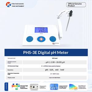 PHS-3E उच्च सटीकता प्रयोगशाला डेस्कटॉप <span class=keywords><strong>ph</strong></span> मीटर अम्लता परीक्षक पानी और तापमान विश्लेषण के साथ - Product Image 5