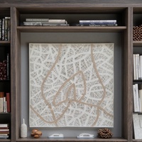 Cadre photo mural carré multifonctionnel fait main, design Art déco moderne, étanche, pour intérieur - Meilleures ventes