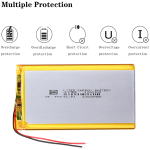 Baterai Li-po 1260100 3.7V 10000mAh Kapasitas Tinggi yang Dapat Diisi Ulang - Product Image 4