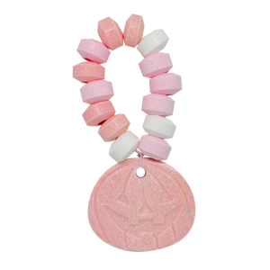 Bonbons <span class=keywords><strong>HALAL</strong></span> fruités en forme de bracelet d'Halloween avec breloque tête de mort, bijoux colorés et friandises en boîte - Product Image 5