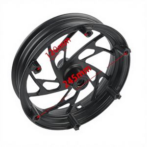 Rines de Aluminio de 12 Pulgadas con Freno de Disco Inverso para ATV, Motocicleta y Vehículos Eléctricos, Piezas de Modificación - Product Image 4