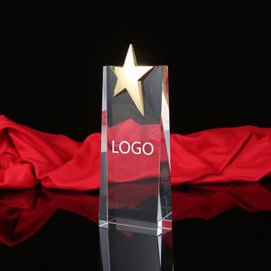 Star Shaped Award Trophy Crafts /crystal Trophy for <b>Engraving</b> Available/personalized Crystal <b>Plaques</b> and Awards Trophy for Gift - Product Image 3