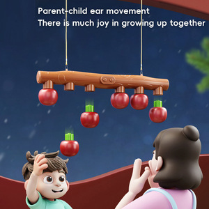 YS TOYS Gioco Acchiappa la Mela in Plastica per Feste di Natale, Giocattolo Educativo per Bambini 5-7 <span class=keywords><strong>Anni</strong></span>, Sfida di Allenamento della Reazione, <span class=keywords><strong>4</strong></span> AA - Product Image 5