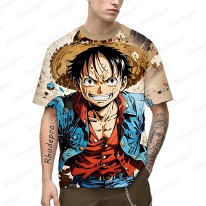 2024 nuevo hombre <span class=keywords><strong>Japón</strong></span> <span class=keywords><strong>Anime</strong></span> nueva impresión 3D Cosplay <span class=keywords><strong>camiseta</strong></span> mujeres y niños calle camisetas gran Top manga corta - Product Image 1