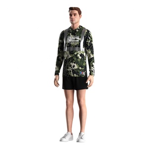 Camisetas con Capucha Reflectantes para Pesca Nocturna para Hombre, Manga Larga, UPF 50+, Secado Rápido, para Pescadores Entusiastas - Product Image 3