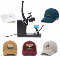 Presse à chaud pour casquettes de baseball, presse à transfert thermique manuelle pour casquettes personnalisées, 110V/220V