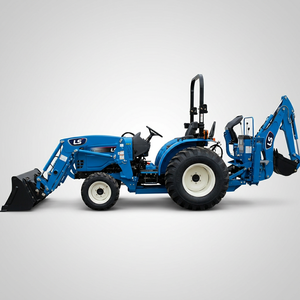 Nuevo diseño de tractor compacto LS de alta calidad con cargador frontal y retroexcavadora, azul, 4x4, diésel, máquina agrícola utilitaria. - Product Image 1