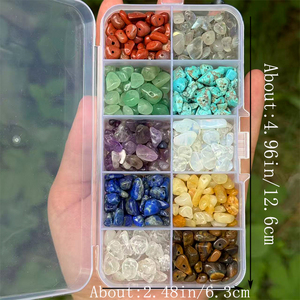 Bán buôn 1 hộp tinh thể tự nhiên đục nghiền đá món quà hoàn hảo cho ngày kỷ niệm ngày Valentine - Product Image 1