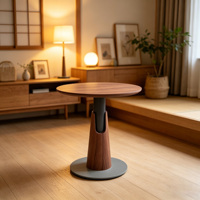Precio de Fábrica al por Mayor, Patas de Mesa de Comedor y Sala de Estar de Acero Inoxidable con Acabado en Madera y Titanio, Diseño Moderno, Marca XDD