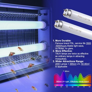 <span class=keywords><strong>Lampe</strong></span> <span class=keywords><strong>anti</strong></span>-moustiques JZ 20W en alliage d'aluminium avec lumière UV attrape-mouches et mites machine électrique écologique <span class=keywords><strong>pour</strong></span> tueur d'insectes volants - Product Image 5