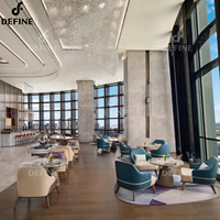 Ensembles complets de mobilier de restaurant, mobilier commercial, salle à manger moderne, café, tables et chaises personnalisées pour hôtel et restaurant