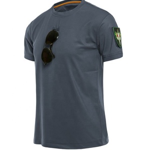 새로운 패션 느슨한 오버 사이즈 반소매 여름 티셔츠 녹색 카모 전술 의류 남성용 티셔츠 - Product Image 3