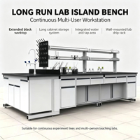 Station de travail de laboratoire OEM, table de travail de laboratoire polyvalente, configuration personnalisée pour laboratoire scolaire, institut de recherche