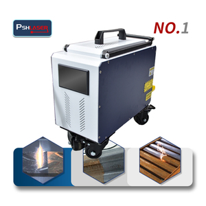 Machine de nettoyage au laser pulsé portable mini-chariot 100W-300W, décapant de <span class=keywords><strong>peinture</strong></span> laser portatif pour métal - Product Image 1