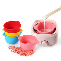 Bol en silicone pour cire, machine à fondre la cire ronde résistante aux hautes températures, pour la fabrication de films, bol pour masque facial fait maison