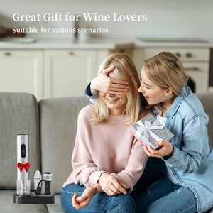 Fabricant professionnel d'ouvre-bouteilles électriques en acier inoxydable, ensemble d'ouvre-bouteilles à vin - Product Image 5