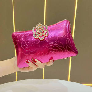 Luxury High-end Women's Evening bags Chains Diamond Flower <b>Wedding</b> Party Crossbody Bag Luxury Evening <b>Clutch</b> shoulder bag - Product Image 5