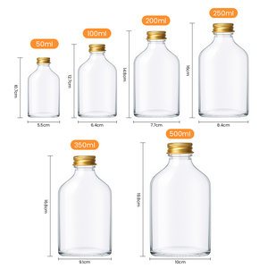 ขวดแก้วใสแอลกอฮอล์จินขวดแก้วใสก้นหนา375มล. 500มล. - Product Image 2