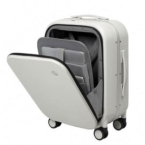 Valise trolley légère en polycarbonate, échantillon gratuit, 18-20 pouces, avec cadre en aluminium et sacoche pour ordinateur portable - Product Image 1