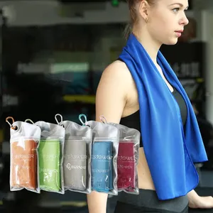 custom cooling gym towels with logo quick drying gift towel magic instant cooling towel