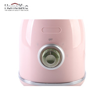 Mixeur et blender de table rétro 800 ml, tête de coupe en acier inoxydable, centrifugeuse électrique haute vitesse 300 W, usage domestique et hôtelier