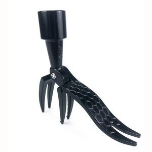 Manual Weeder Zinc Aluminum Fork Type Root Remover Garden Tool Black 008 - Product Image 5