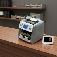 Compteur de billets portable, détecteur de faux billets, machine de comptage d'argent multi-devises, détection UV/MG, usage professionnel