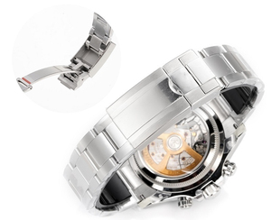 นาฬิกาโครโนกราฟสปอร์ตหรูหราสำหรับทุกเพศ ระบบกลไก ตัวเรือนสแตนเลสสตีลสีทอง กันน้ำ 10 บาร์ เรืองแสง ขนาด 40 มม. - Product Image 5