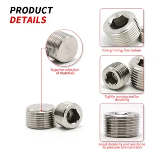 Pipe Fittings In China Stainless Steel Hexagon Plug Stainless Steel Pipe Fitting