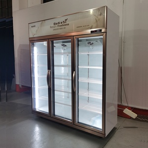 工厂价格玻璃冷却器饮料展示冰箱空气冷却冰箱软饮料商用 - Product Image 5