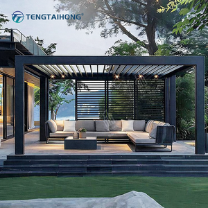 Pergola Bioclimatique en Aluminium à Lames Orientables Haute Résistance à Installation Rapide pour Espaces de Loisirs Extérieurs – Collection Printemps-Été en Promotion - Product Image 2