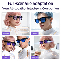 Nouvelles lunettes intelligentes Gv90 Pro Ai, changement de couleur en 0,1 seconde, protection UV400 anti-ultraviolet, traduction IA, appels HD, contrôle de la musique, assistant vocal
