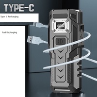Lampe de travail COB rechargeable de type C, lampe torche, batterie externe, lampe torche LED magnétique pour l'entretien automobile, les situations d'urgence, le camping, la patrouille