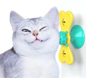 <strong>Cat</strong> Windmill Toy <strong>Funny</strong> Massage Rotatable <strong>Cat</strong> Toys With <strong>Catnip</strong> Ball Teeth Cleaning Pet Products - Product Image 2