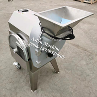 Hoge Snelheid Commerciële Cassave Chips Snijmachine Automatische Banana Weegbree Snijmachine