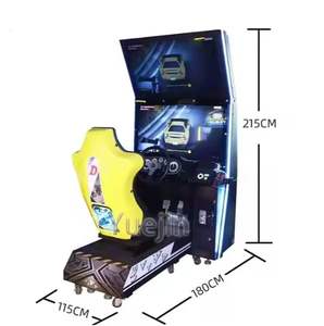 Máquina de carreras con emulador de arcade, simulador de conducción de doble pantalla, juego de carreras de coches en 3D, consola de videojuegos de carreras. - Product Image 2