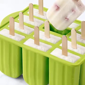 Juego de 12 moldes de silicona para helados, fáciles de desmoldar, sin BPA, para hacer helados caseros - Product Image 4