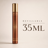 Flacon de parfum vide en gros, 35 ml, cylindrique, en verre métallisé avec capuchon argenté, flacon pulvérisateur rechargeable personnalisable avec logo, emballage