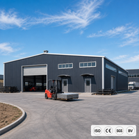 Atelier et entrepôt modernes en structure métallique légère préfabriquée galvanisée haute résistance, construction rapide, stockage logistique