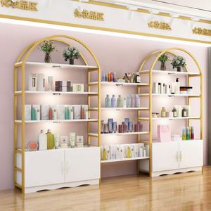 Hot Selling Salon Furniture Art Elegant Cosmetic Beauty Product <b>Wall</b> Nail Salon <b>Display</b> Rack - Product Image 2