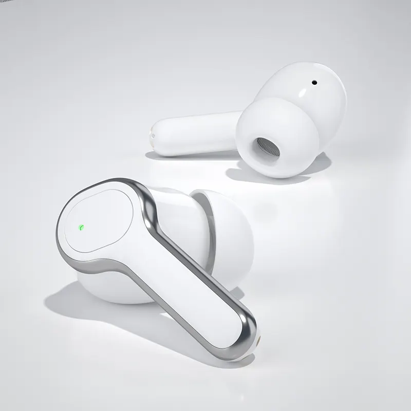 4 Mikrofone ENC ANC Drahtlose Ohrhörer mit geringer Latenz Bluetooth-Kopfhörer-Spiele tasche mit LED-Leuchten 50 Stunden Spielzeit TWS-Headset