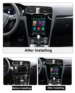 Schermo Android poggiatesta Car Monitor Camera Audio per VW Golf 7 2012-2020 sistema multimediale per auto lettore dvd per auto AM FM RDS