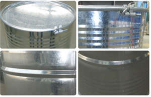 ถังเหล็กสำหรับหล่อลื่นน้ำมันไฮดรอลิกถังเก็บสารเคมีขนาด55แกลลอน - Product Image 3