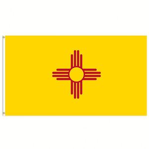 Bandera de Nuevo México de 3x5 pies, Impresa Personalizada, de una Sola Cara, Impresión Digital para Banderas Nacionales y Banderas de Exhibición - Product Image 1