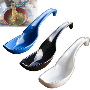 Cuchara para Sopa de Fideos Ramen 2 en 1 con Tenedor, Reutilizable, para Fideos Instantáneos y Dumplings, Uso Doméstico, Venta al Por Mayor - Product Image 1